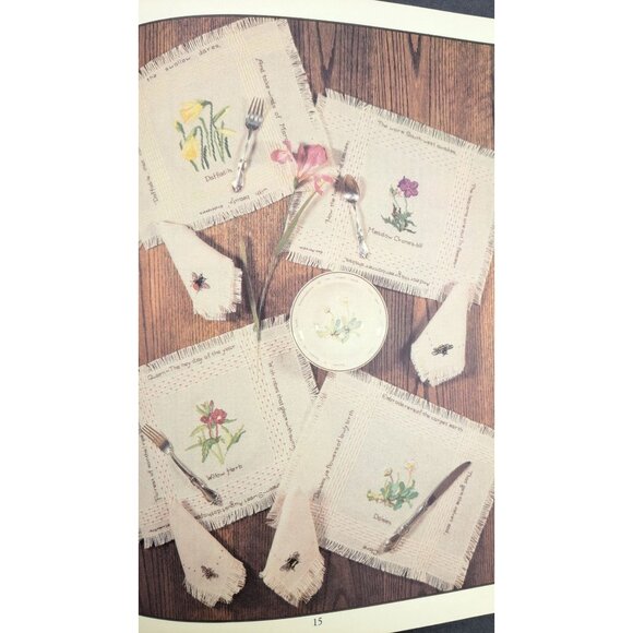 Vintage The Country Diary Collection Cross-Stitch Pattern Book 19 From 1983 Bird - Picture 8 of 8